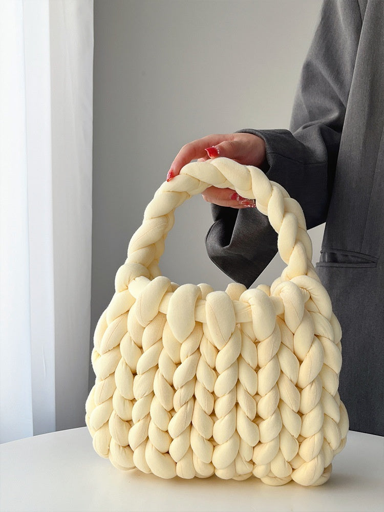 Handwoven Crossbody Bag - Stylish DIY Woven Shoulder Bag for Women