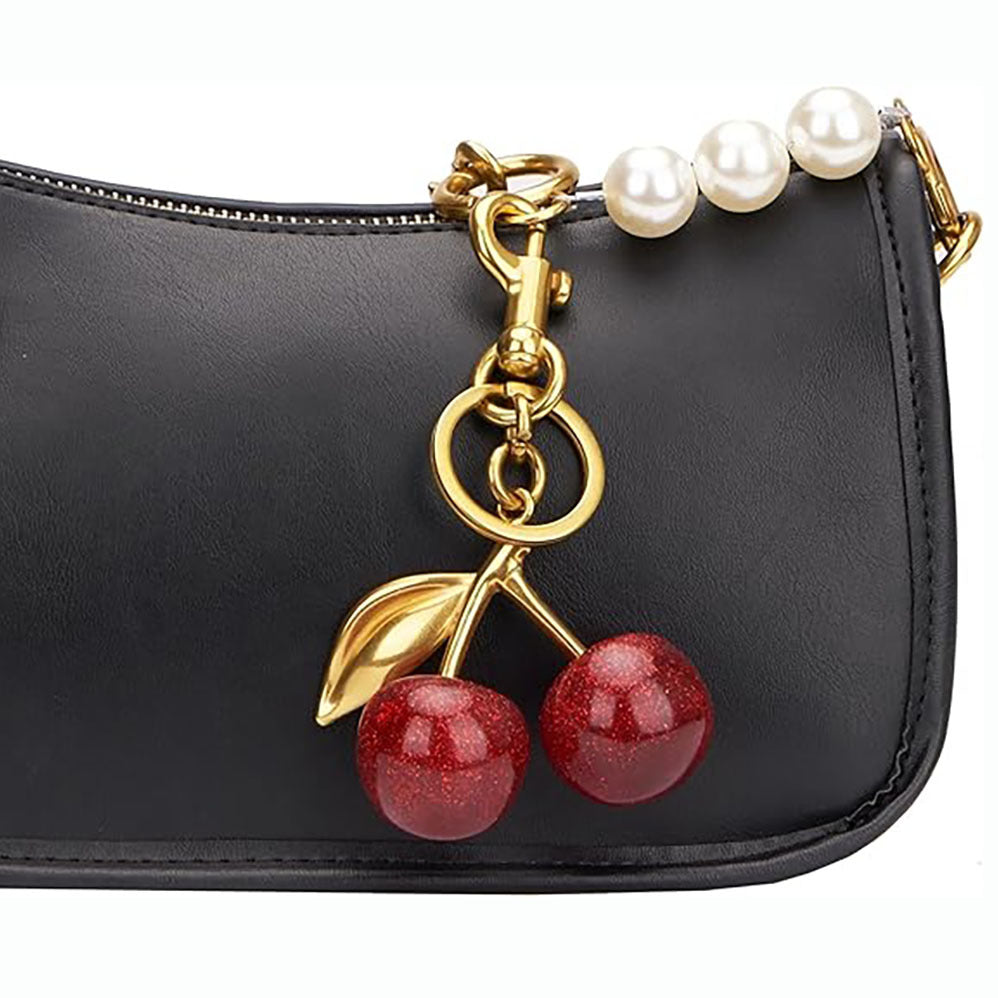 Women's Bag Pendant Alloy Ring Cherry