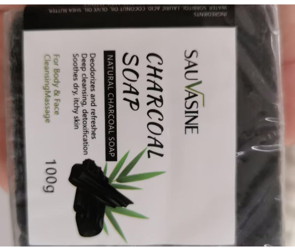 Charcoal Bath Soap Organic Rich Foam