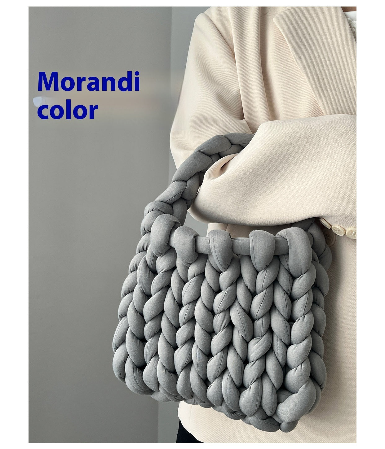 Handwoven Crossbody Bag - Stylish DIY Woven Shoulder Bag for Women