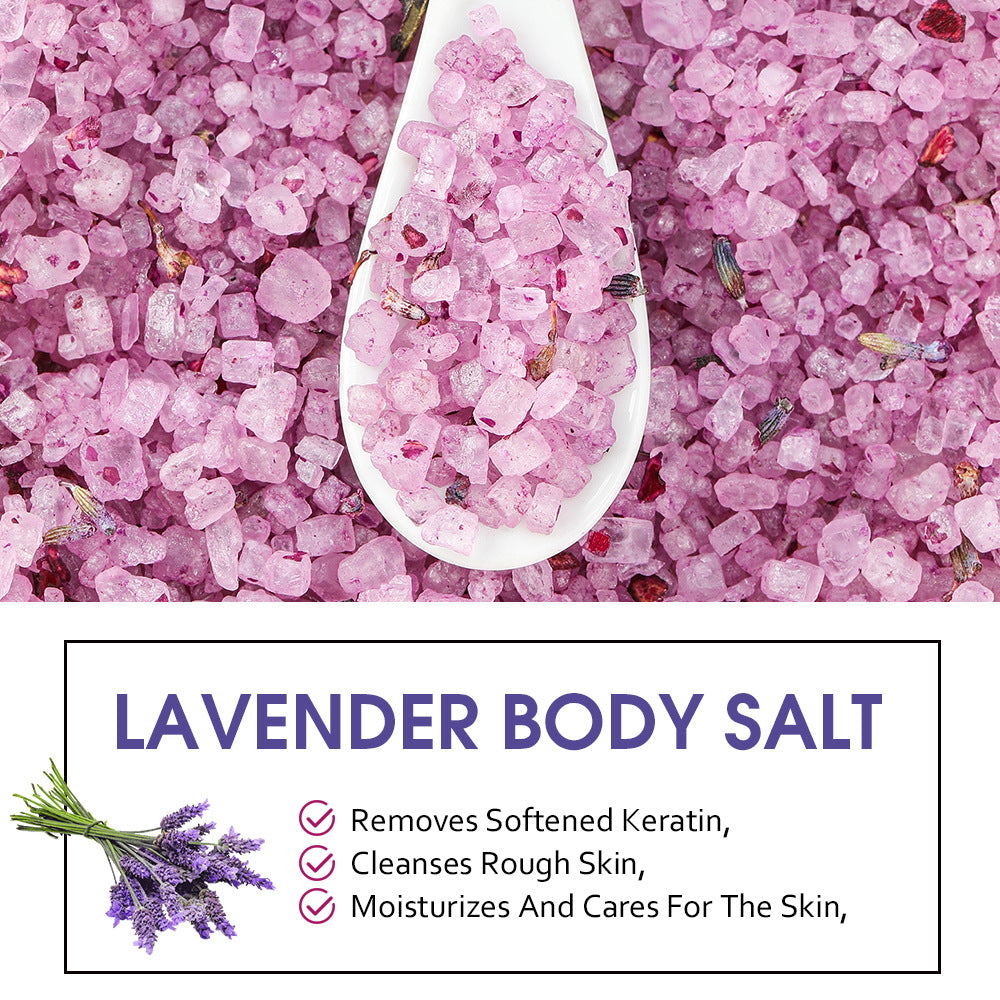 Body Rose Dried Flower Fragrance Bath Salts