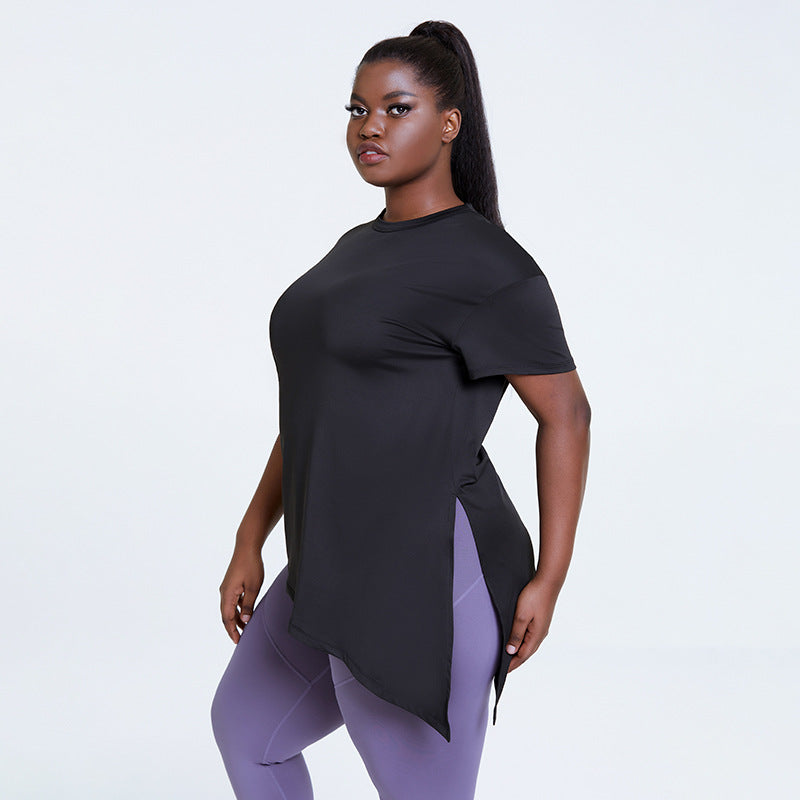 Loose Quick-drying Clothes Women's Slim Running Plus Size Yoga Clothes