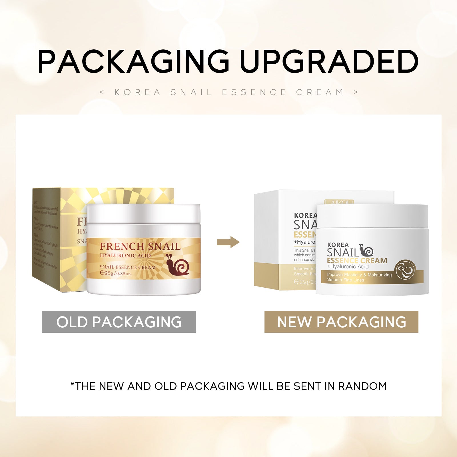 Laikou Snail Cream - Moisturizing Skin Care