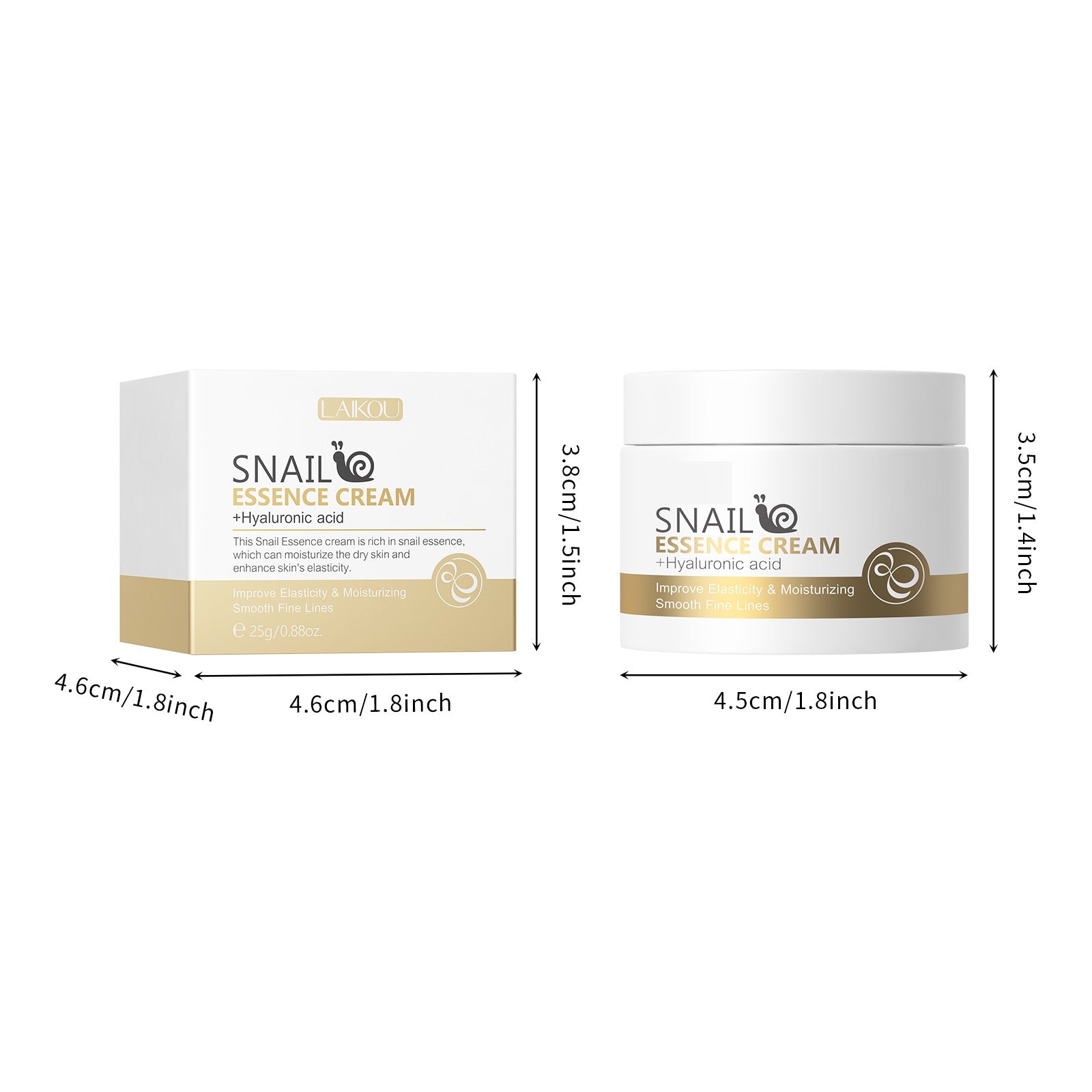 Laikou Snail Cream - Moisturizing Skin Care