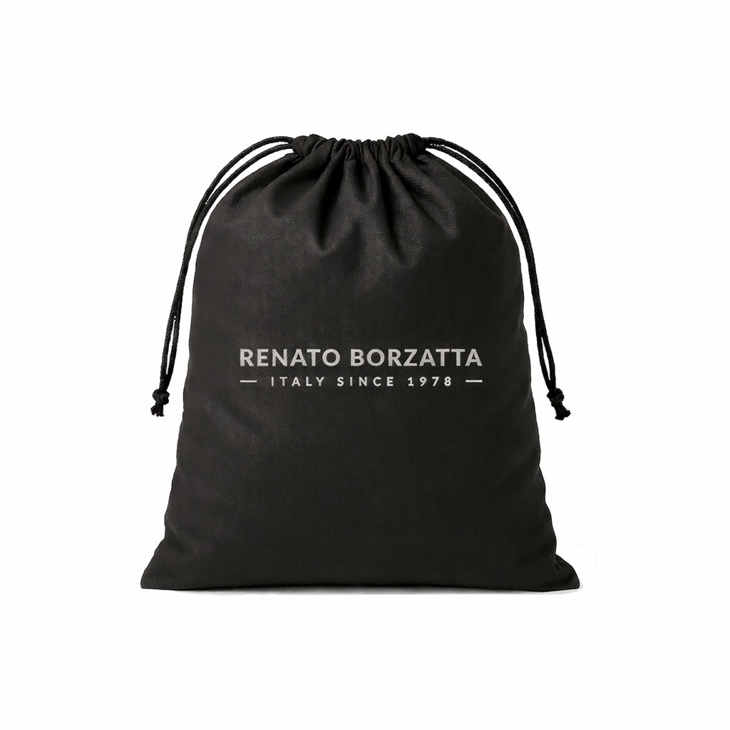 RB1034D | VIRGINIA Women's Bowling Bag in Genuine Saffiano Leather Made in Italy. Polished Silver Metal Hardware. Color: Blue. Dimensions: 35 x 19 x 14.5 + 12 cm (handle drop).