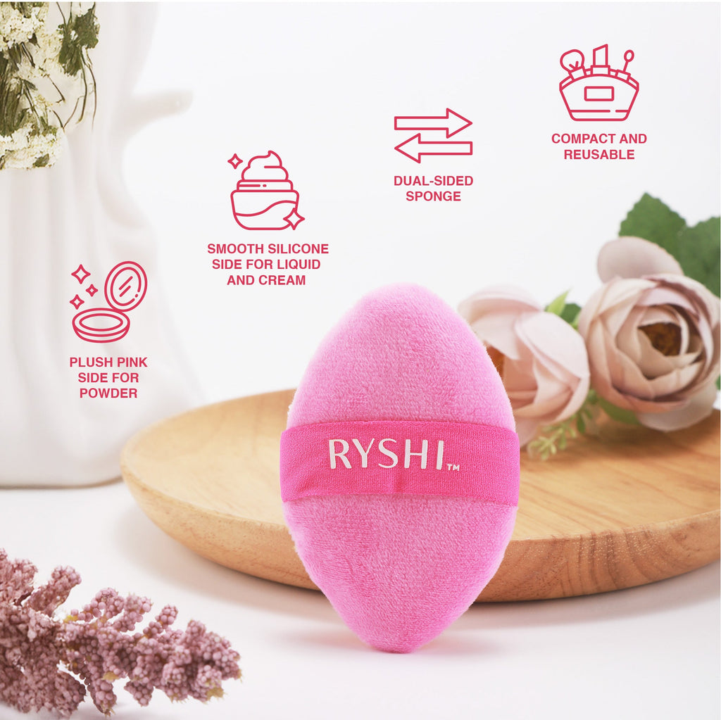 Flawless Finish Makeup Bundle: Finger Beauty Blenders + Reversible Sponge