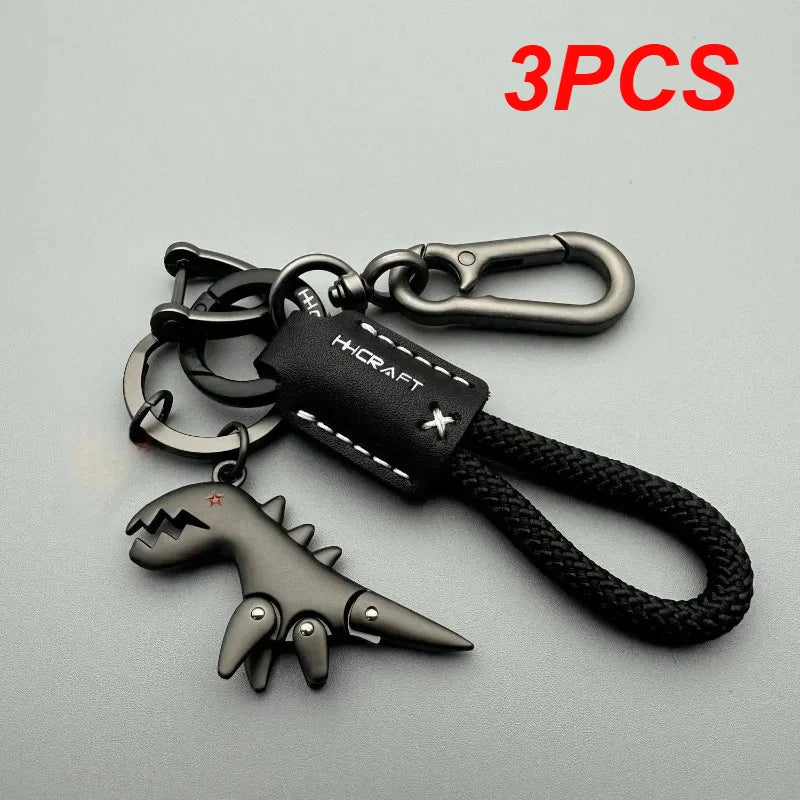 Bag Pendant Decoration Leather Woven Rope Metal Handbag Pendant Gift