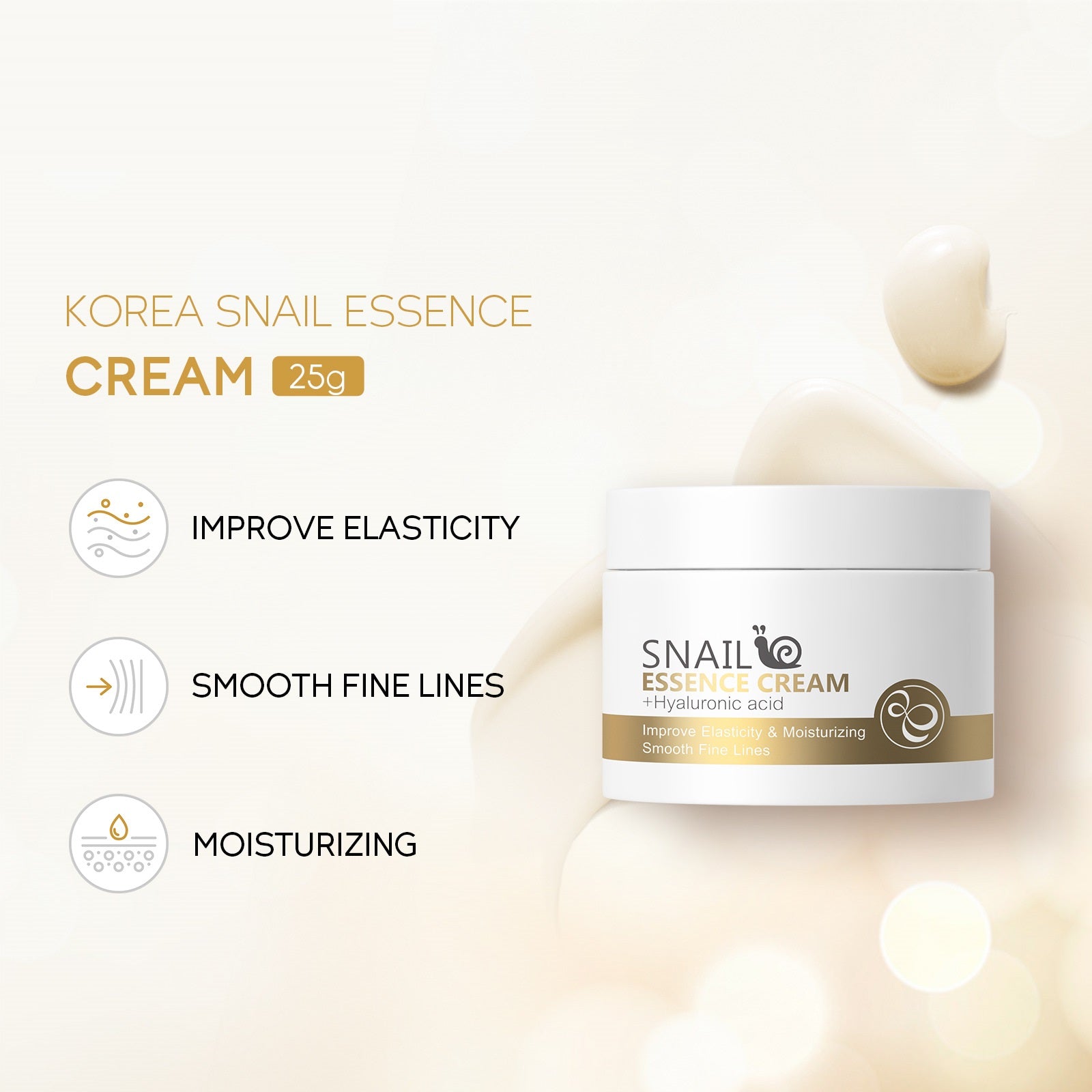 Laikou Snail Cream - Moisturizing Skin Care